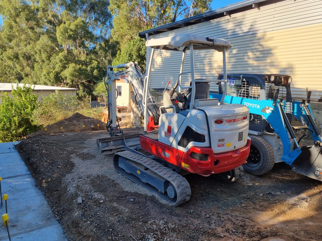 Landscaping and mini earthworks