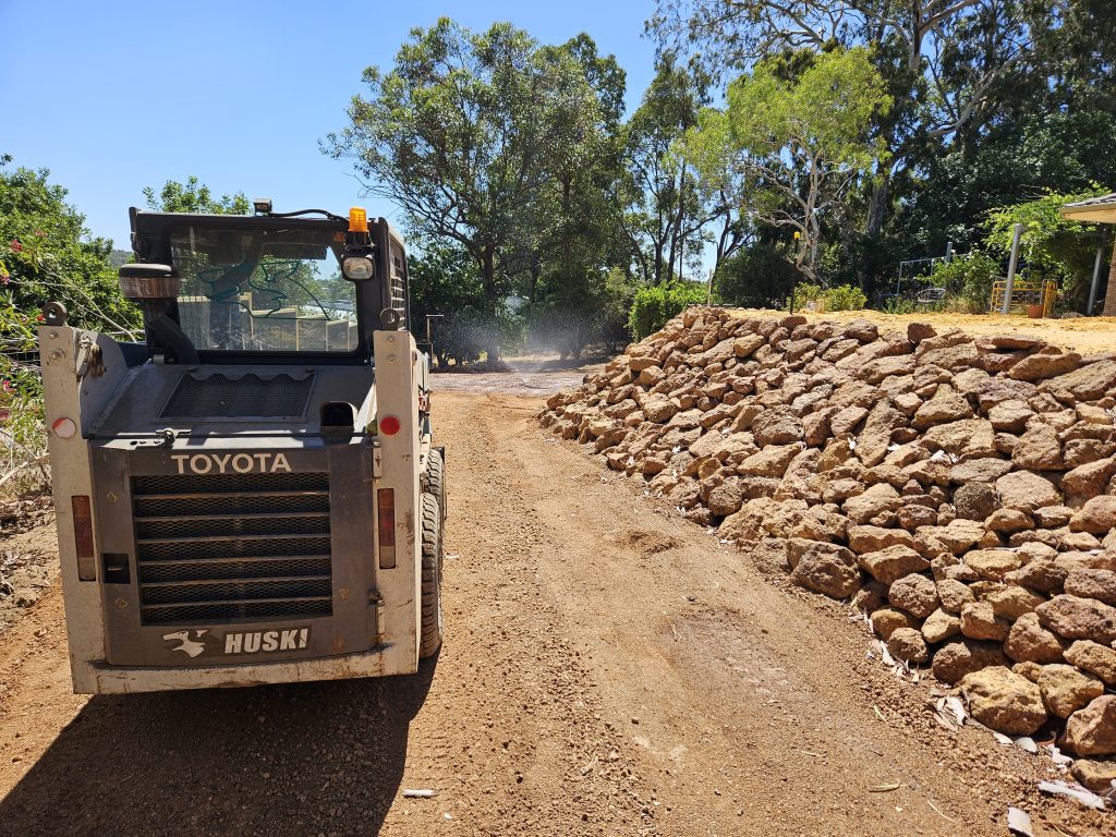 Gravel Drives Roleystone rock retaining walls